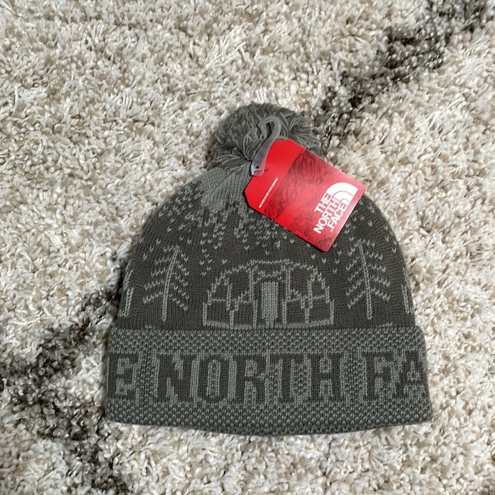 North Face Fair Isle Pom Beanie